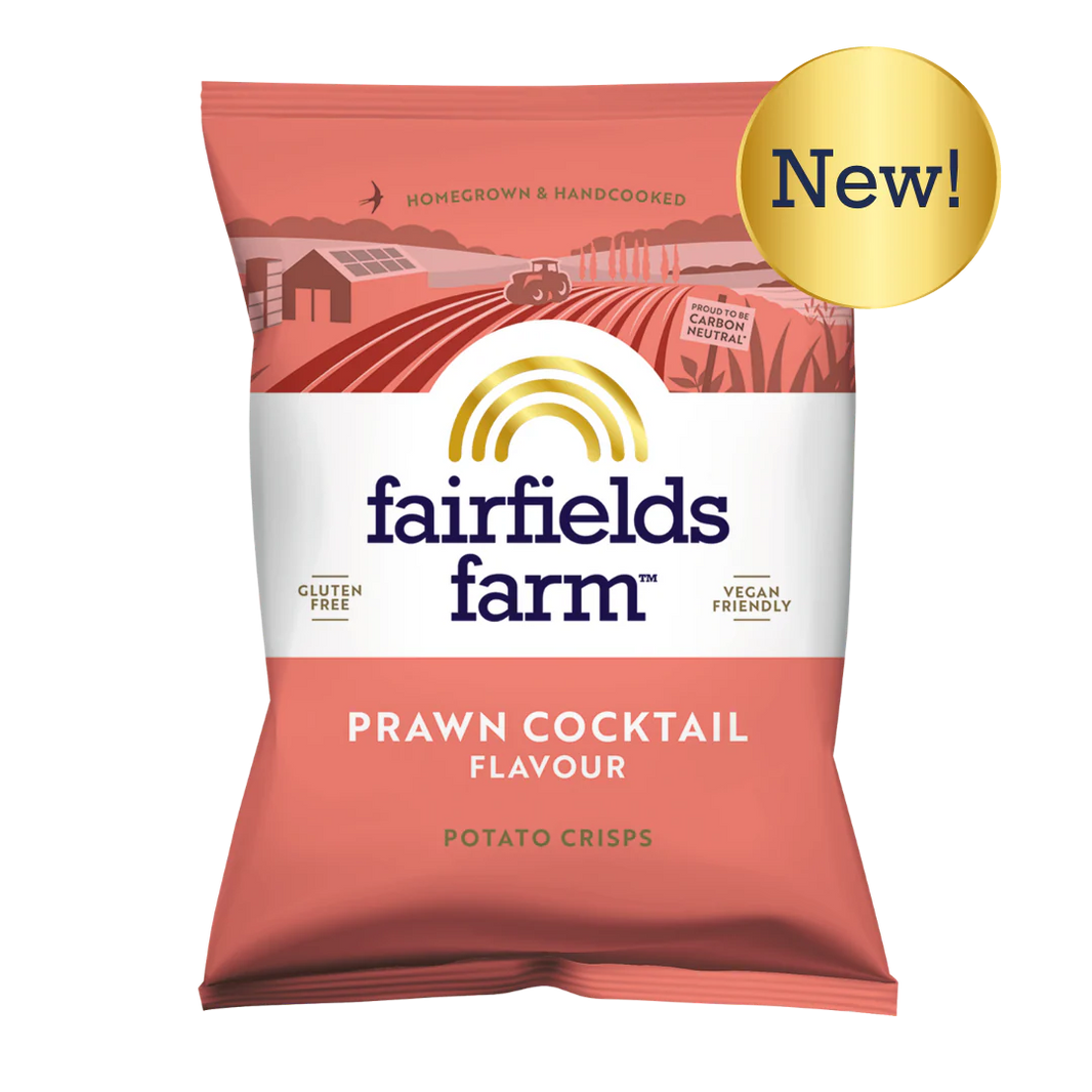 Fairfields Farm Prawn Cocktail Flavour Handcooked Crisps 40g