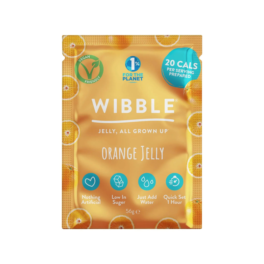 Wibble Vegan Orange Jelly Crystals 57g