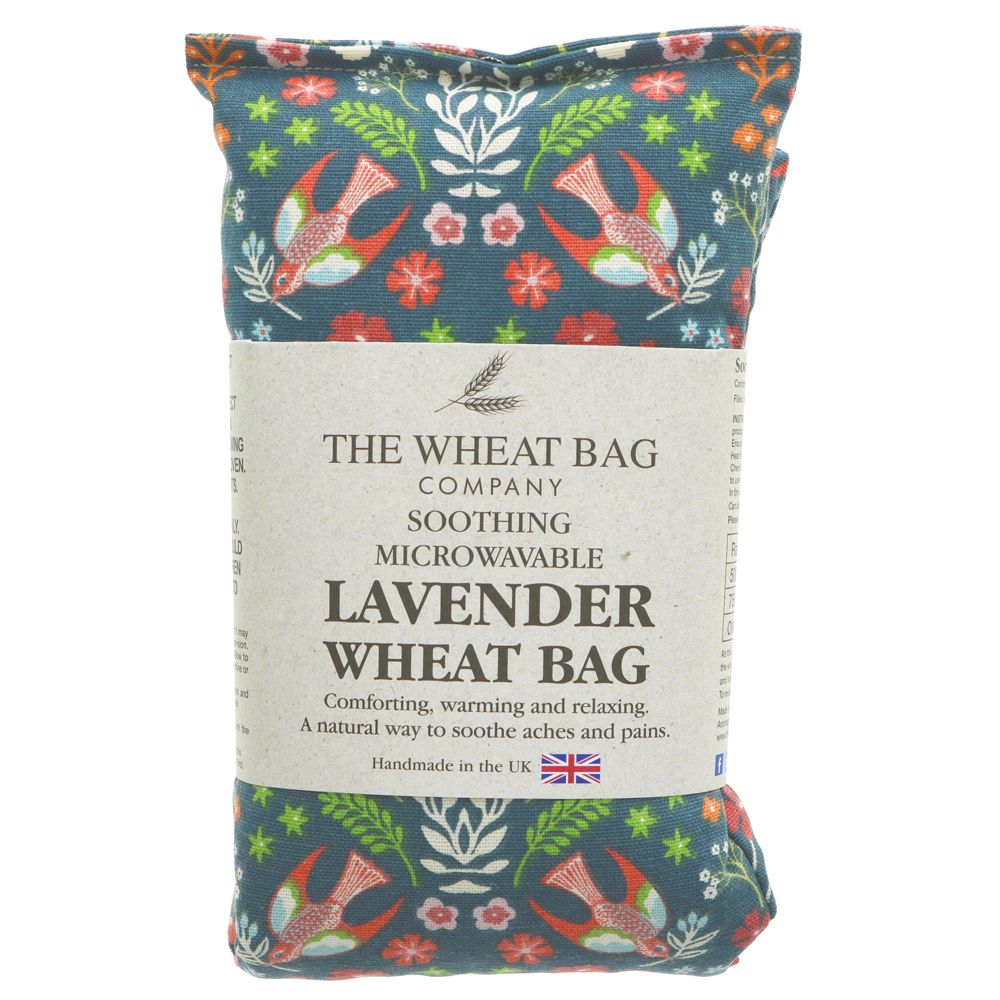 The Wheat Bag Co Garden Fern Print Microwavable Lavender Wheat Bag