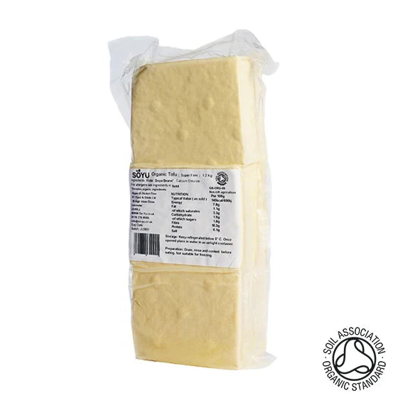 Soyu Organic & Authentic Super Firm Tofu 1.2kg Catering Block