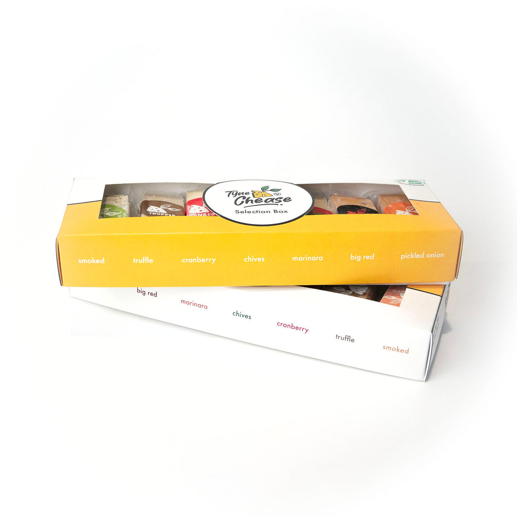 Tyne Chease Selection Box - Cultured Vegan Cheese 7 x 60g