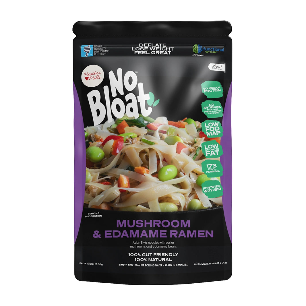 No Bloat Mushroom and Edamame Ramen