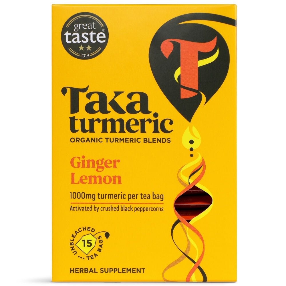 Taka Turmeric Organic Ginger & Lemon Turmeric Tea 36g