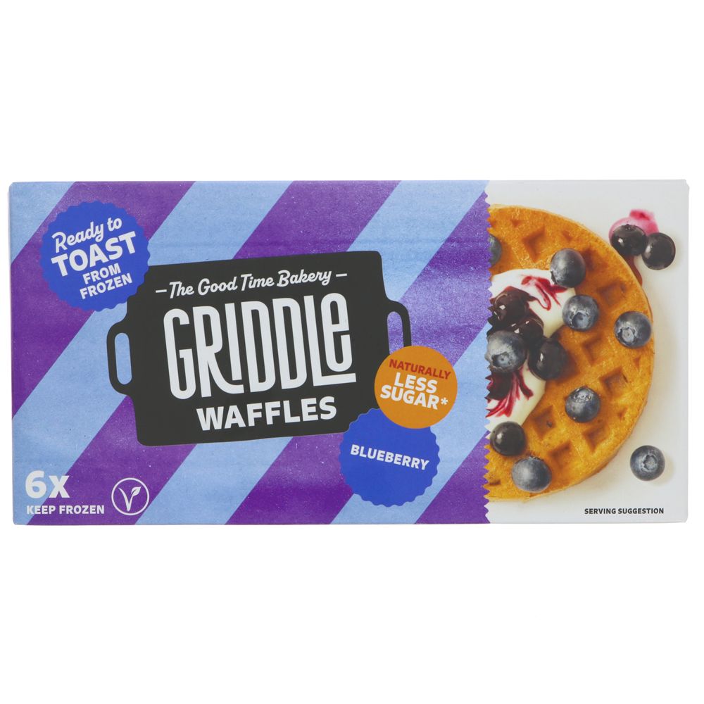 Griddle Wholegrain Blueberry Waffles 200g
