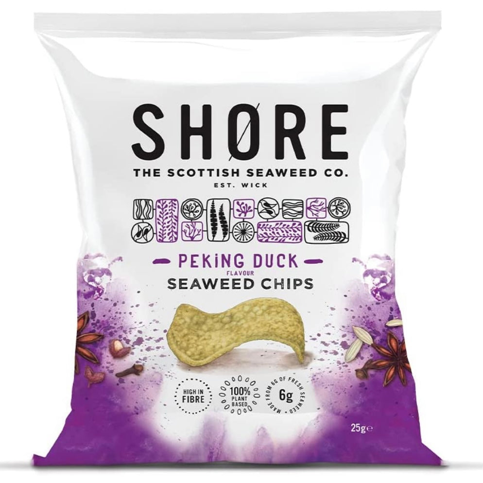 Shore Peking Duck Flavour Seaweed Chips 25g