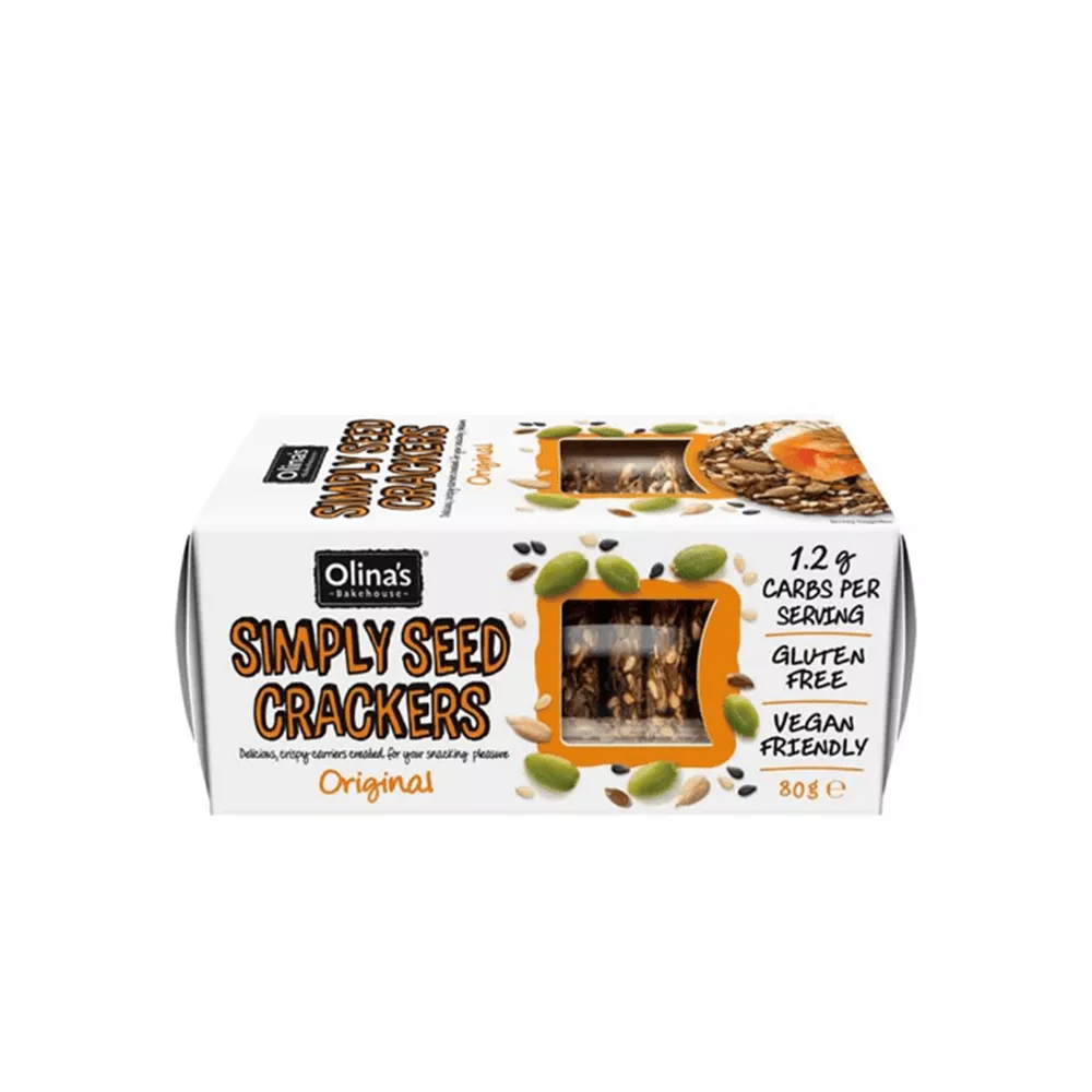 Olina’s Original Simply Seed Crackers 80g