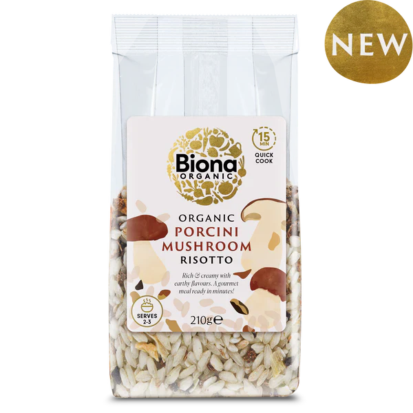 Biona Organic Porcini Mushroom Risotto Mix 210g