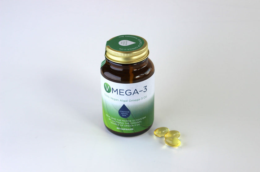 V-Omega3 Algal Oil (Two Bottle Deal)- 2 Month Supply