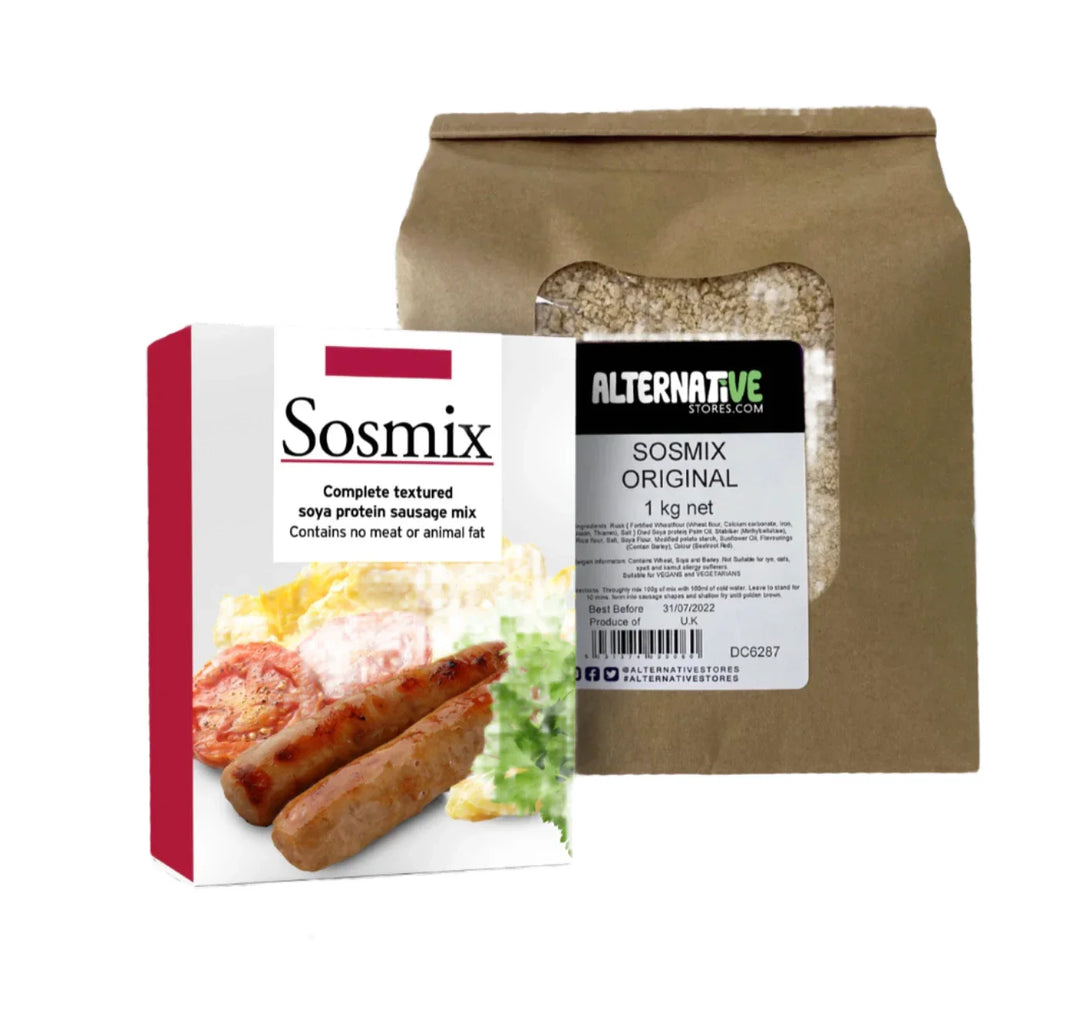 Original Sosmix Vegan Sausage Mix - 1kg Bag