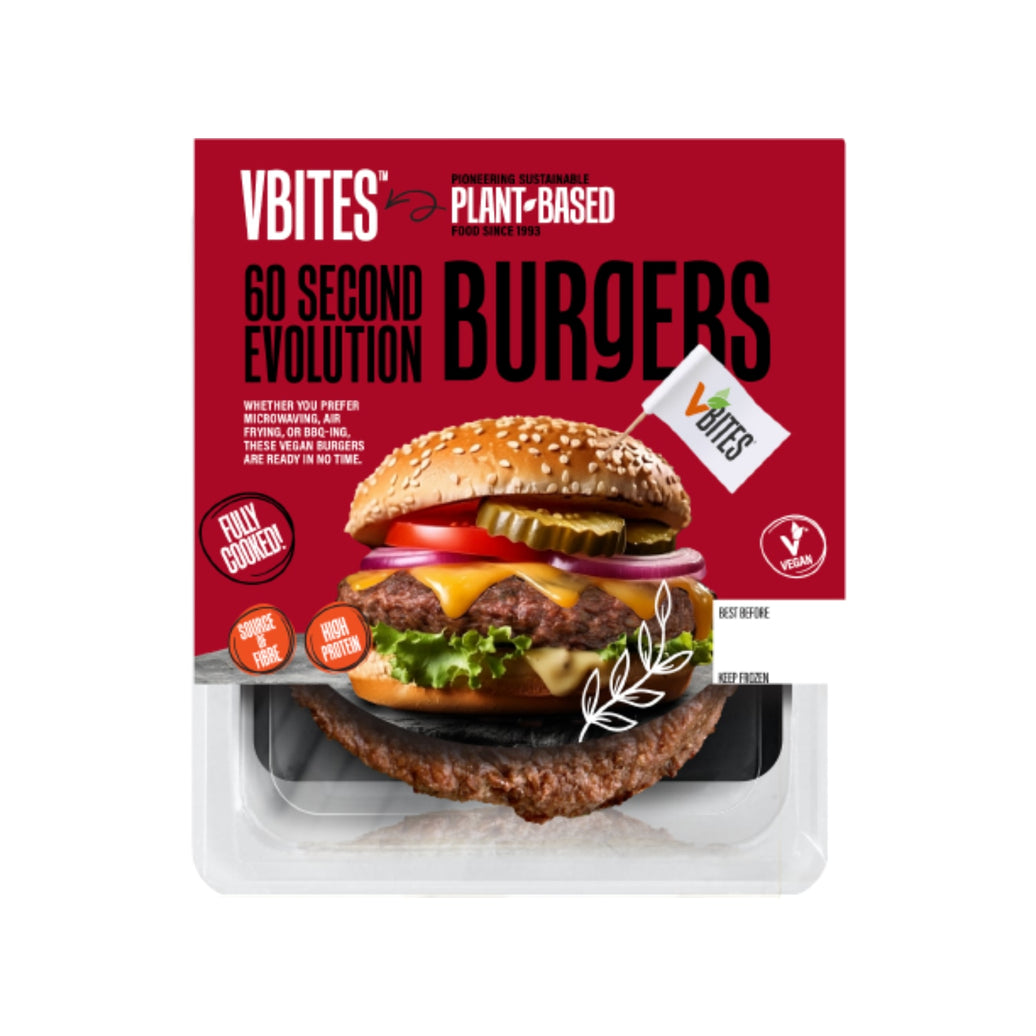 60 SECOND FULLY COOKED VBITES BURGER