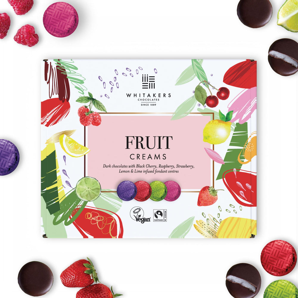 Whitakers Dark Chocolate Fruit Fondant Creams (200g)