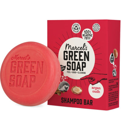 Marcel’s Green Soap Shampoo Bar - Argan & Oudh 90g
