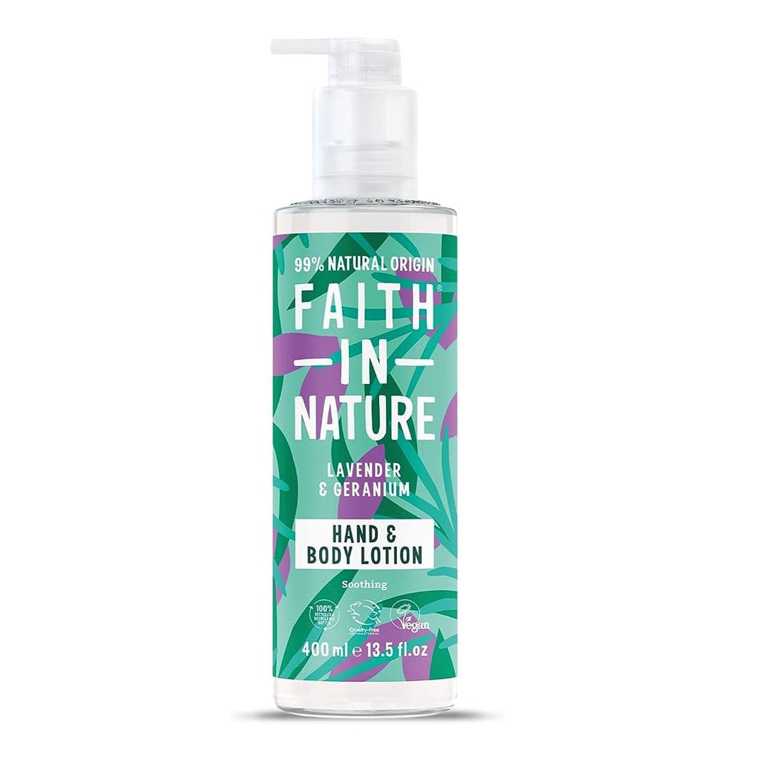 Faith in Nature Lavender & Geranium Hand & Body Lotion 400ml