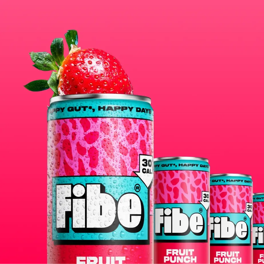 Fibe Prebiotic Soda Fruit Punch 250ml