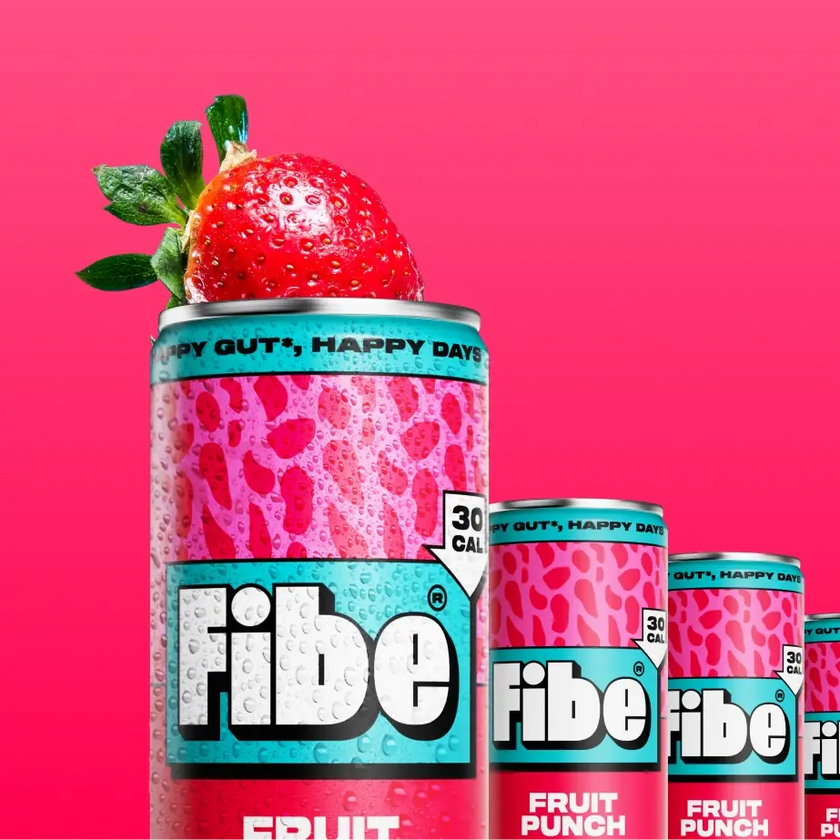 Fibe Prebiotic Soda Fruit Punch 250ml