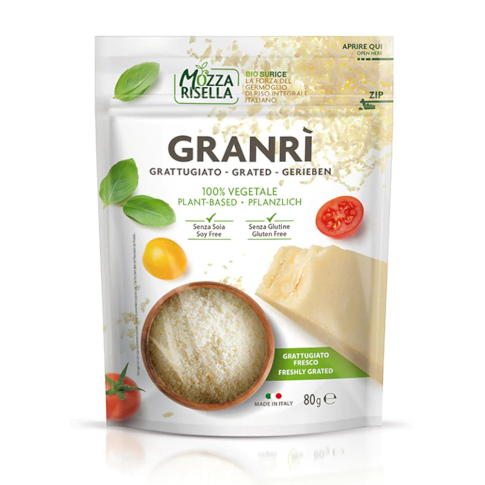 MozzaRisella GranRi Grattugiato Grated Italian Style 80g