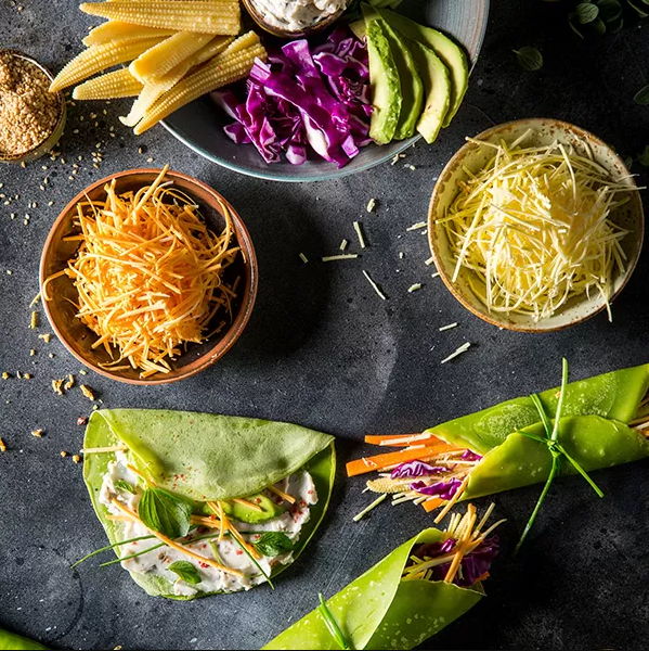 GreenVie Grated with Cheddar Flavour Melty Cheese Alternative 150g
