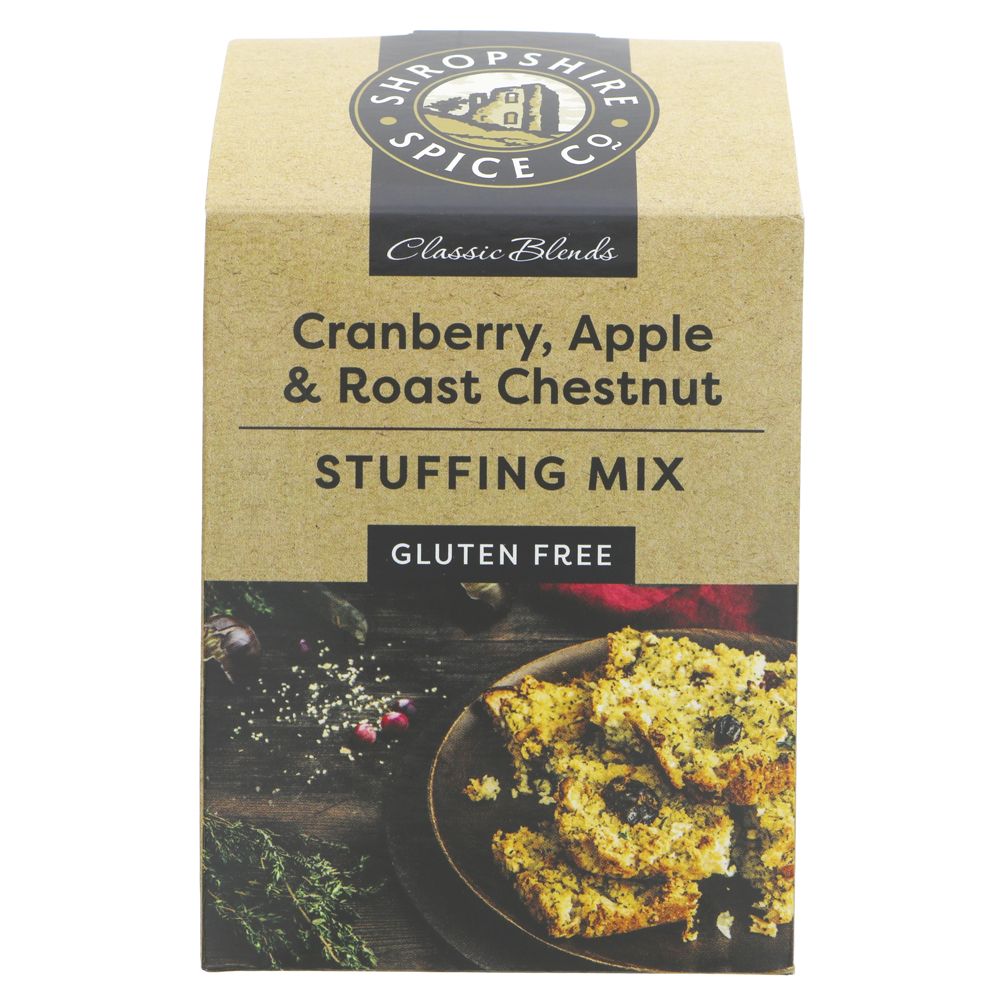 Shropshire Spice Co Gluten Free Cranberry, Apple & Chestnut Stuffing Mix 120g