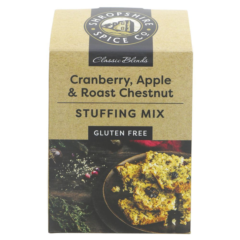 Shropshire Spice Co Gluten Free Cranberry, Apple & Chestnut Stuffing Mix 120g