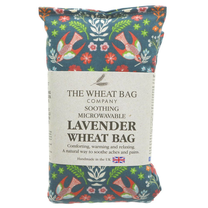 The Wheat Bag Co Garden Fern Print Microwavable Lavender Wheat Bag
