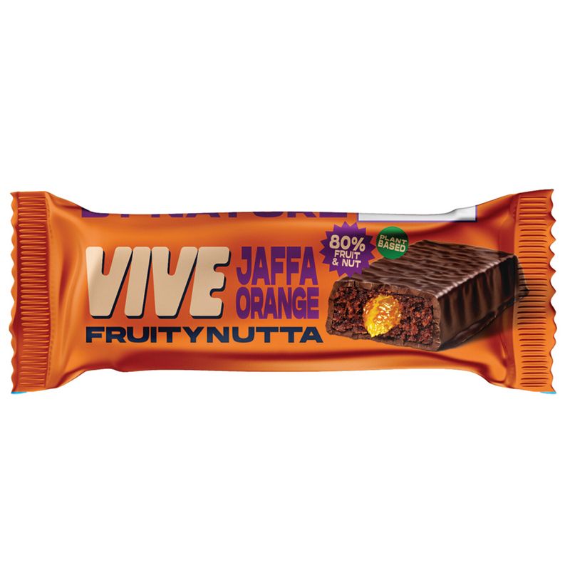 Vive Jaffa Orange Choc Coated Fruit & Nut Bar 35g