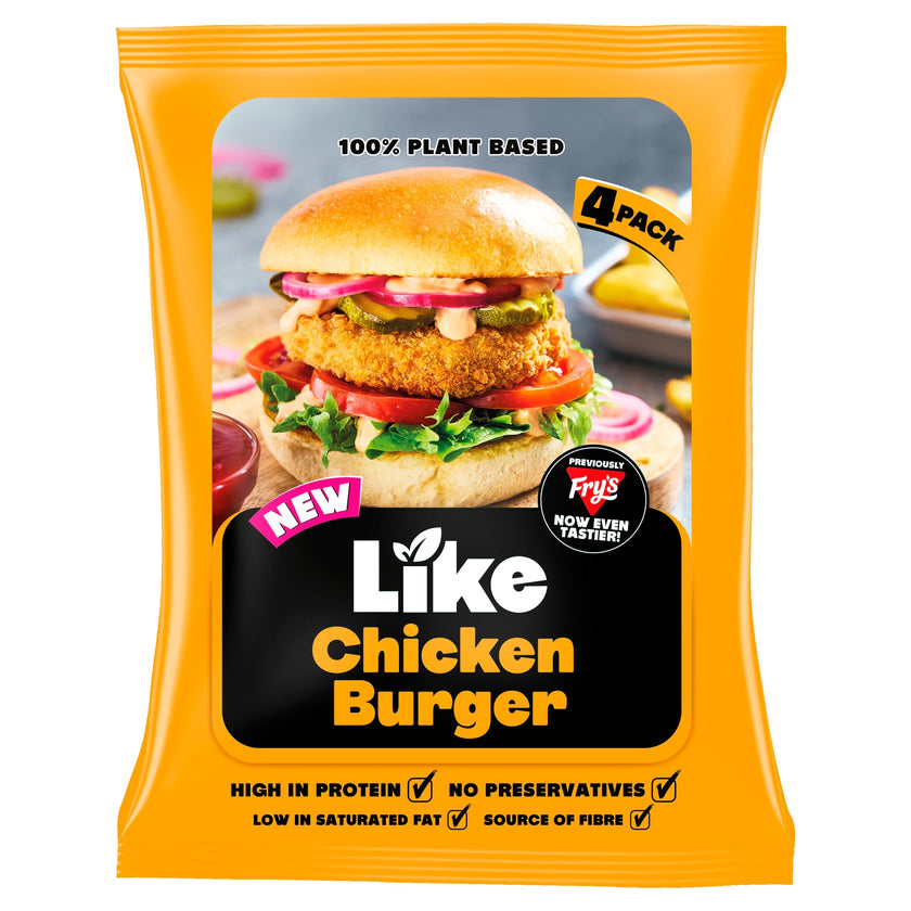 Like Chicken Style Burgers 320g (Previously Fry's)