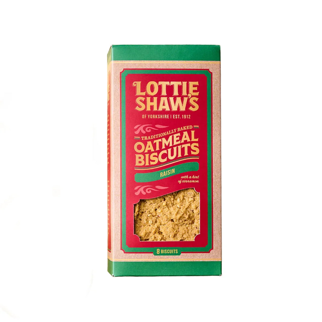 Lottie Shaw's Oatmeal & Raisin Biscuit Box 180g