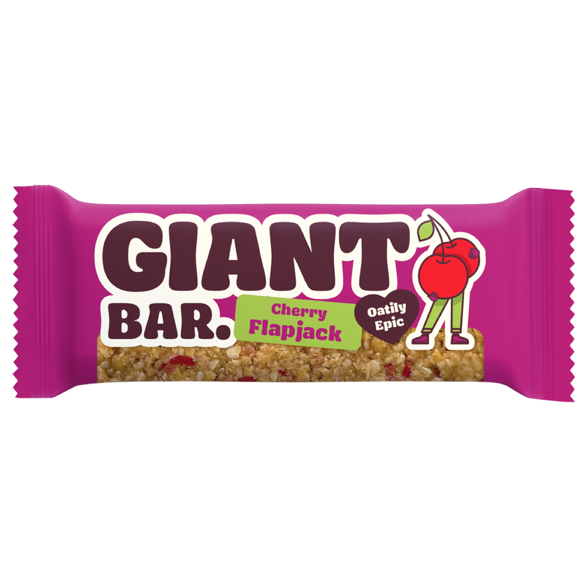 Ma Baker Cherry Flapjack Giant Bar 90g