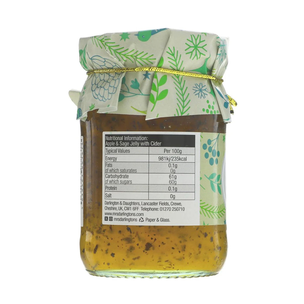 Mrs Darlington's Apple & Sage Jelly with Cider 212g