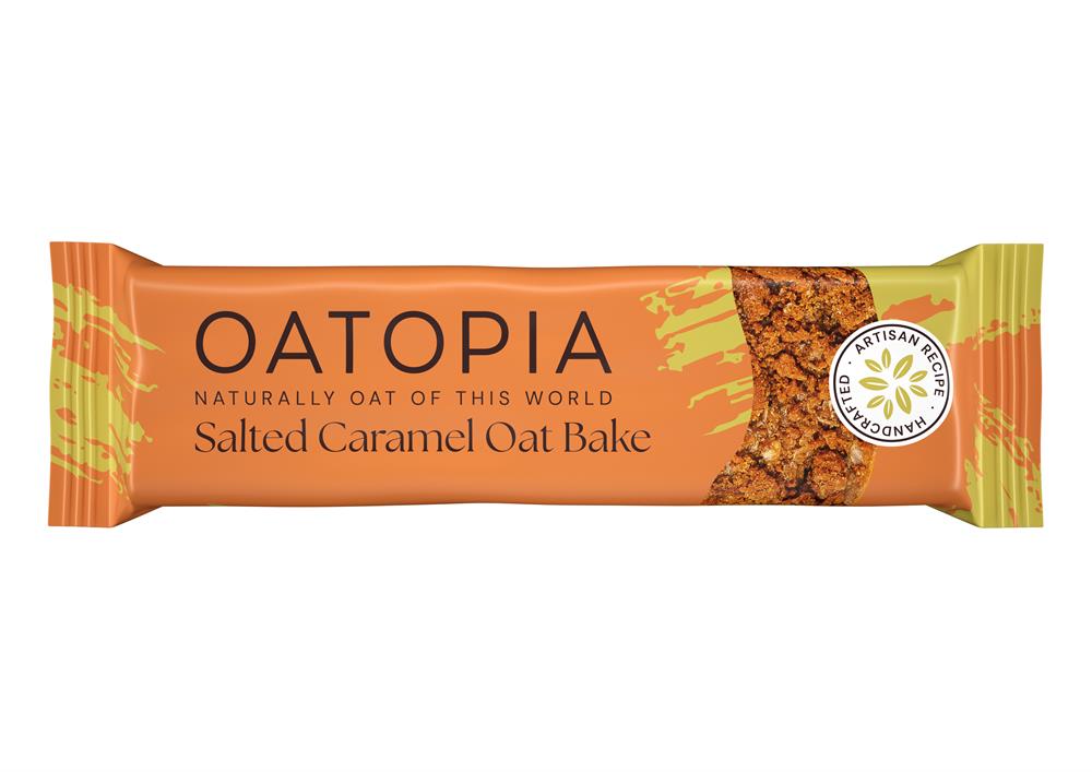 Oatopia Salted Caramel Oat Bake Flapjack 60g