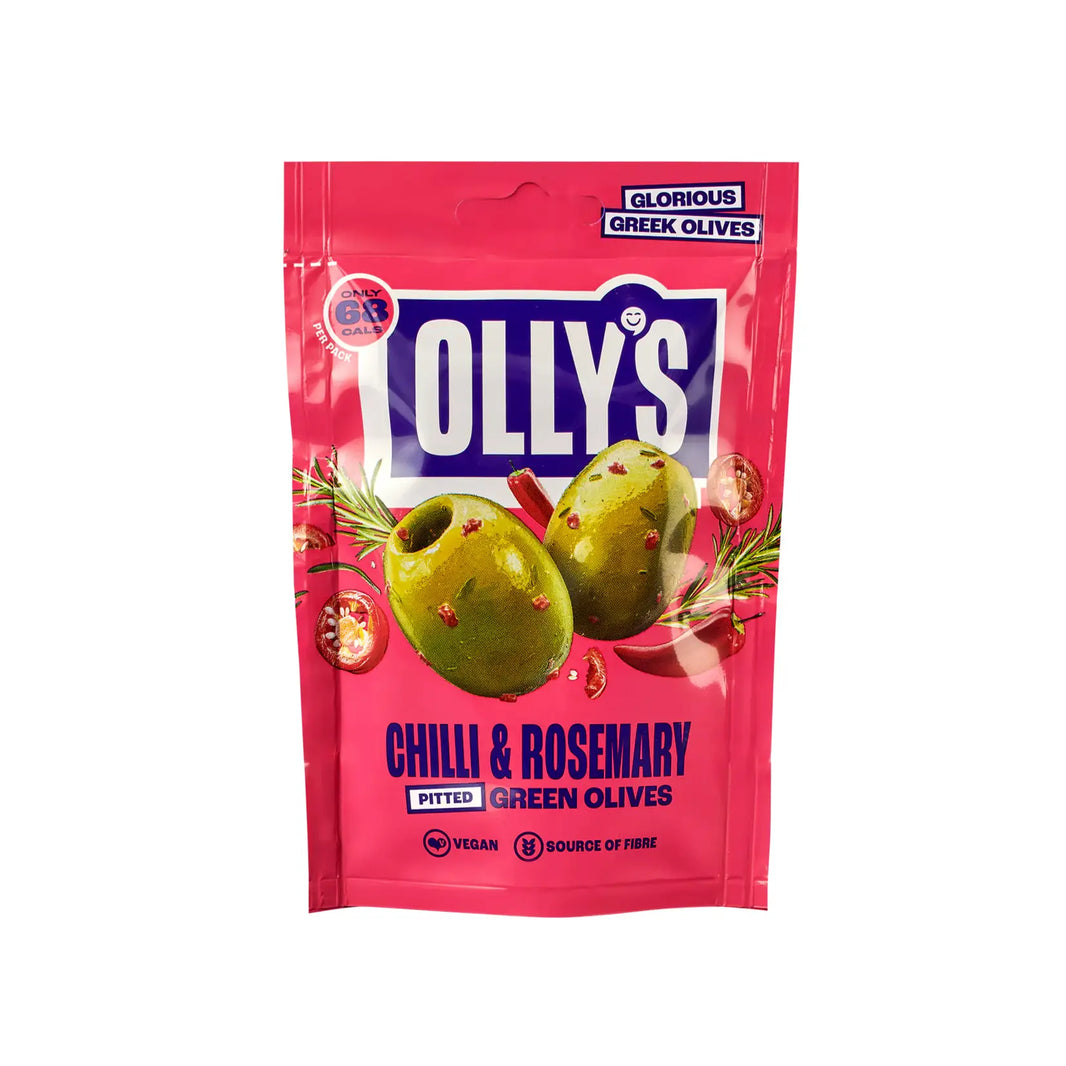 Olly's Green Olives Chilli & Rosemary 50g
