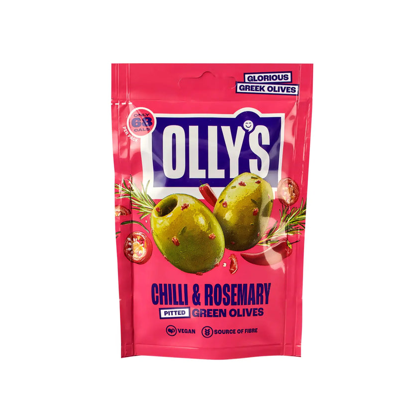 Olly's Green Olives Chilli & Rosemary 50g