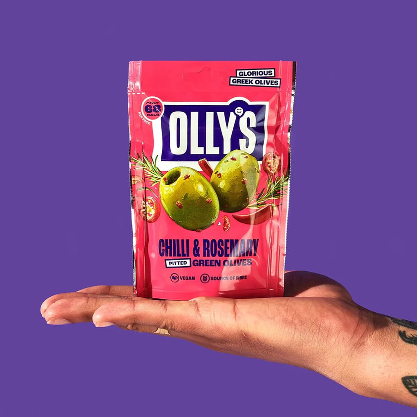Olly's Green Olives Chilli & Rosemary 50g
