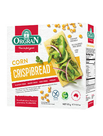 Orgran Gluten Free Corn Crispibread 125g