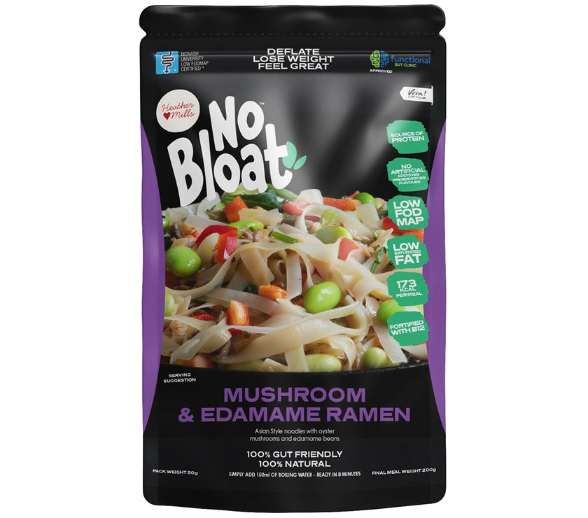 No Bloat Mushroom and Edamame Ramen