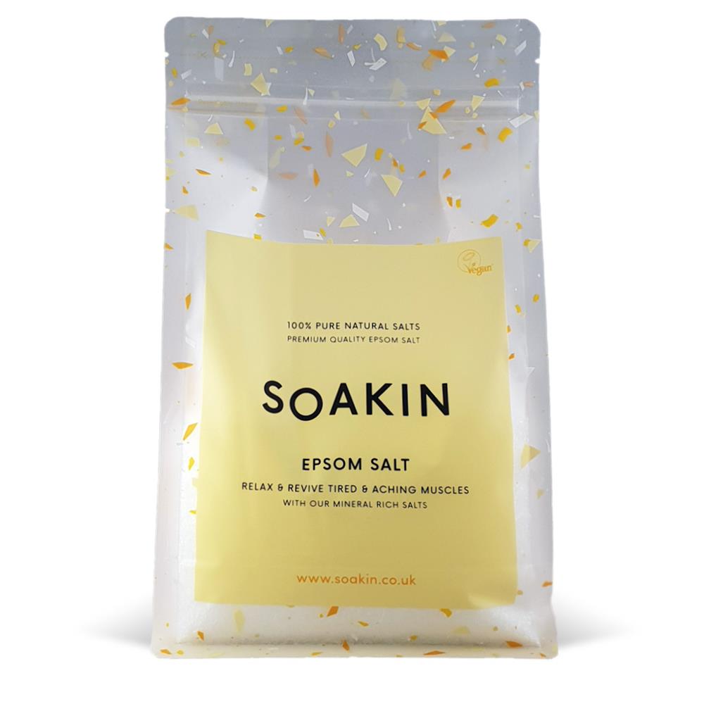 Soakin Pure Natural Premium Epsom Salts 1kg