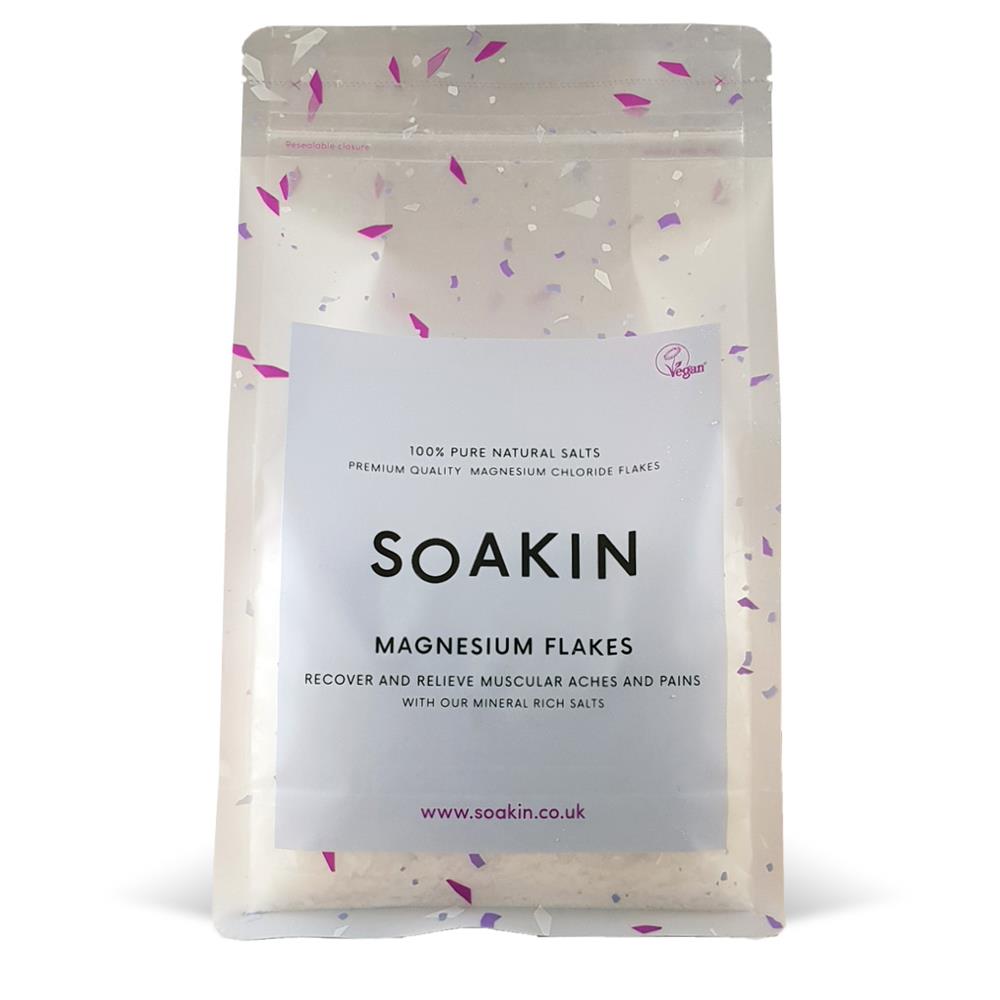 Soakin Pure Natural Premium Magnesium Flakes 800g