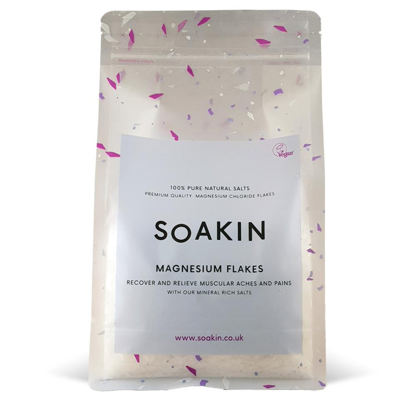 Soakin Pure Natural Premium Magnesium Flakes 800g