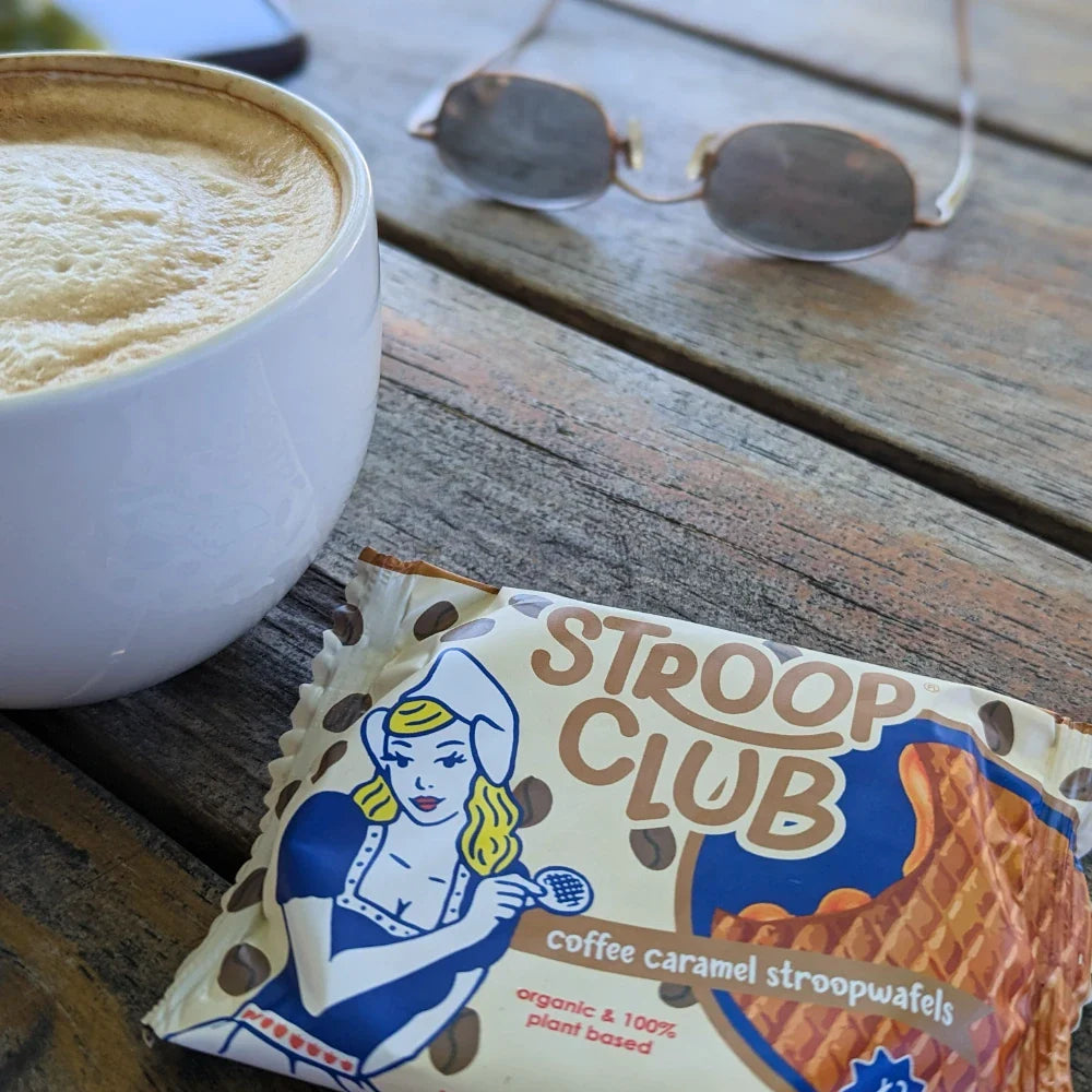 Stroop Club Organic Coffee Caramel Stroopwafels 60g