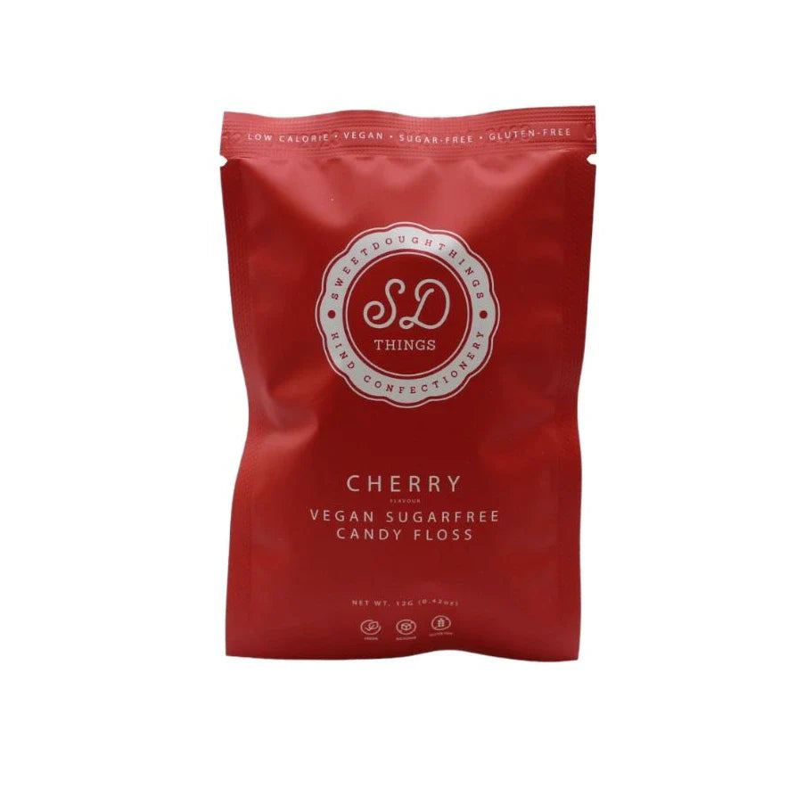 Sweetdough Cherry Candy Floss 12g