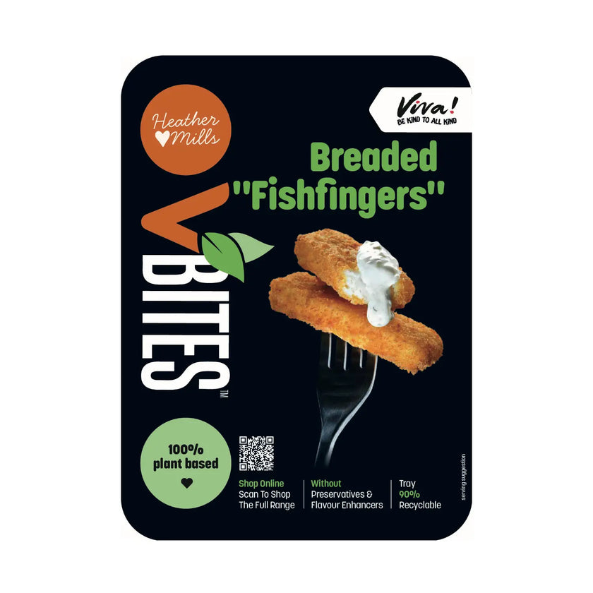 VBites Breaded Fishfingers 140g