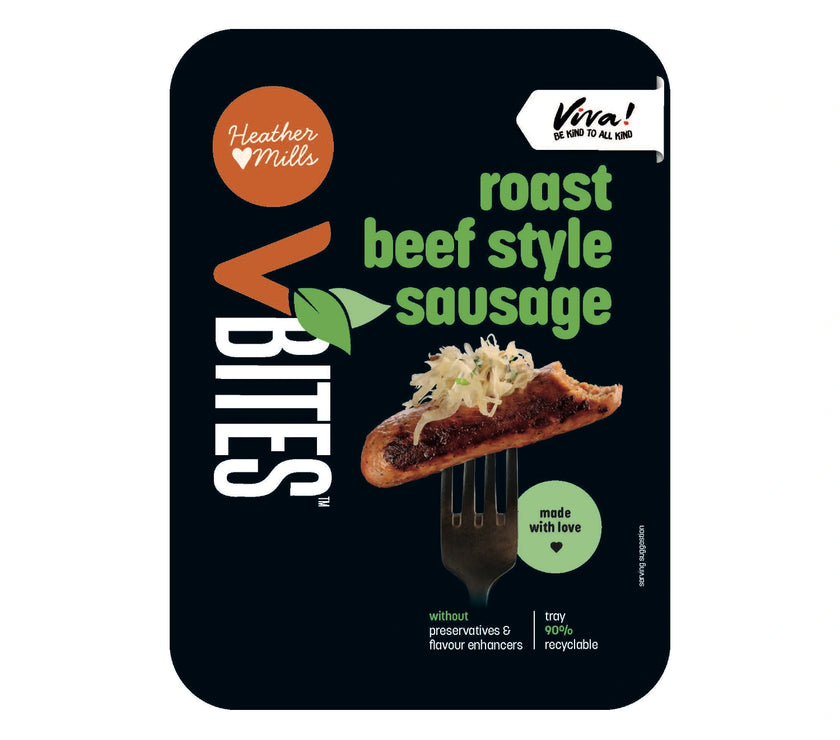 VBites Roast Beef Style Sausage 140g