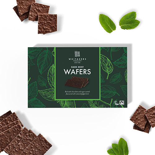 Whitakers Dark Chocolate Mint Wafer (150g)