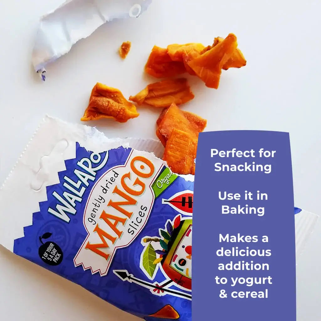Wallaroo Snack Pack - Gently Dried Mango Slices 30g