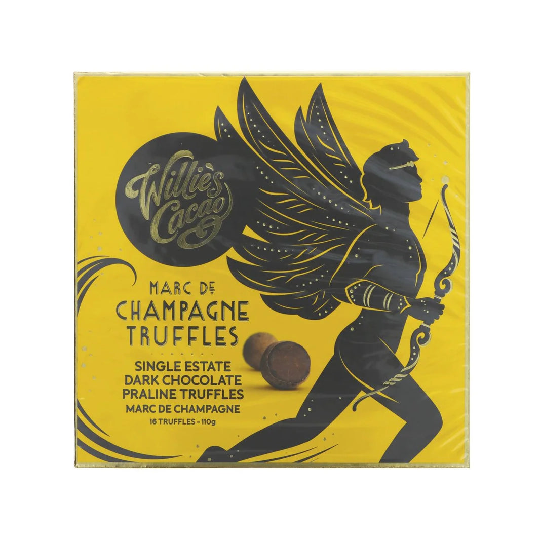 Willie's Cacao Dark Choc Champagne Truffles 110g
