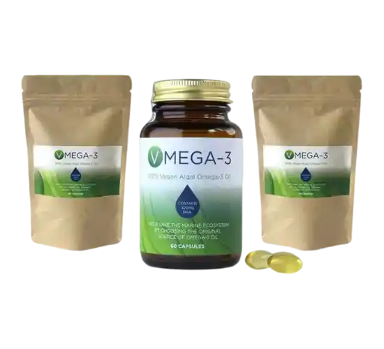 V-Omega3 Algal Oil (3 for 2 offer) - 3 Month Supply