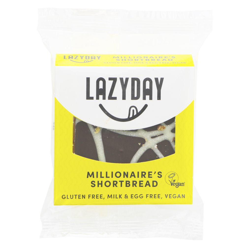 Lazy Day Gluten Free Millionaire's Shortbread 50g Snack Pack