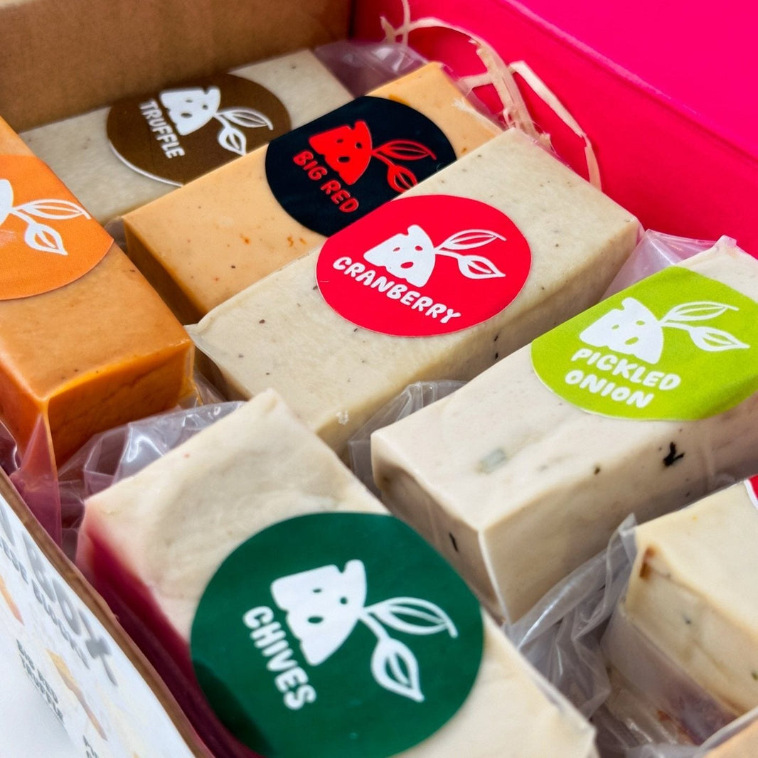 Tyne Chease Selection Box - Cultured Vegan Cheese 7 x 60g
